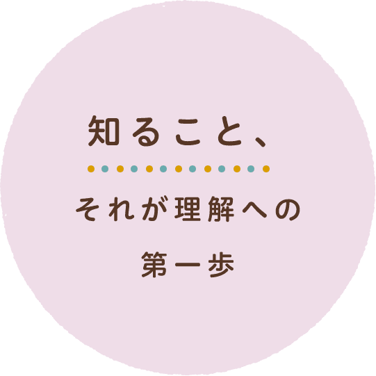 知ること、それが理解への第一歩